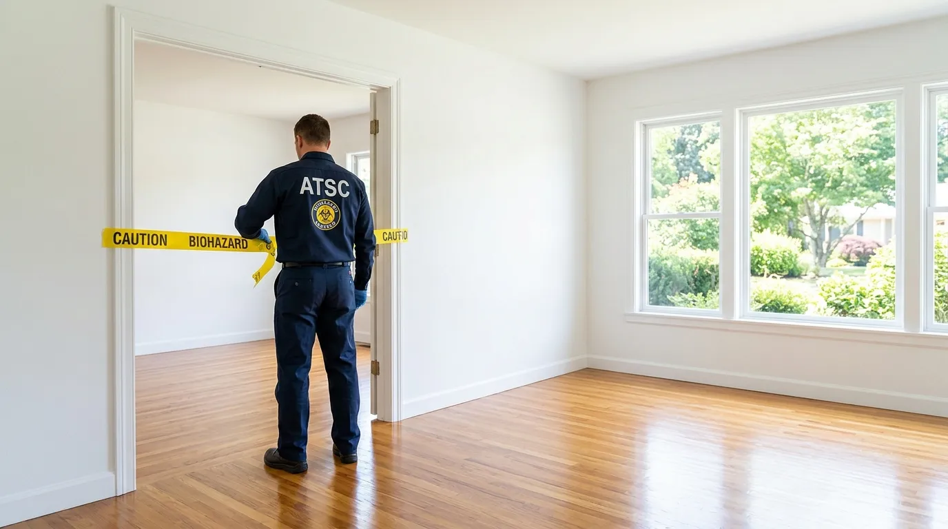 Certified biohazard cleanup crew performing Crime Scene Cleanup in Penn Wynne